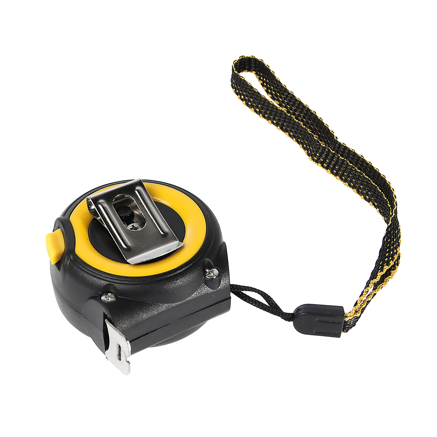 Рулетка  2м х16мм пластиковый корпус стальная лента автостоп арт.2507002 KORVUS *1/12/240