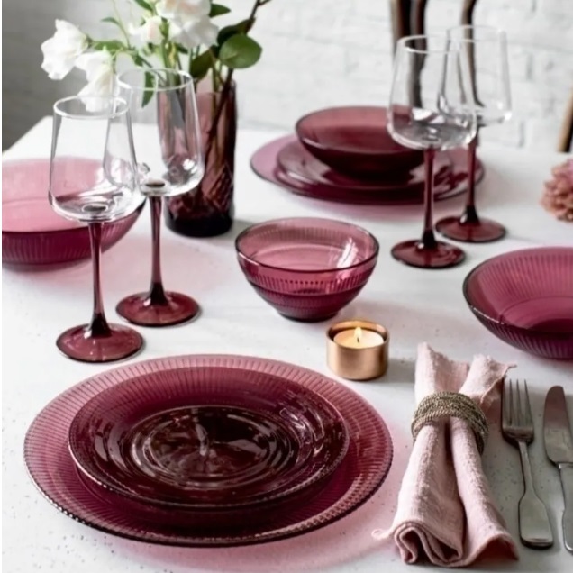 Салатник стекло Luminarc "Idylle Lilac" d12см Бордовый прозрачный Q1312 *6/36