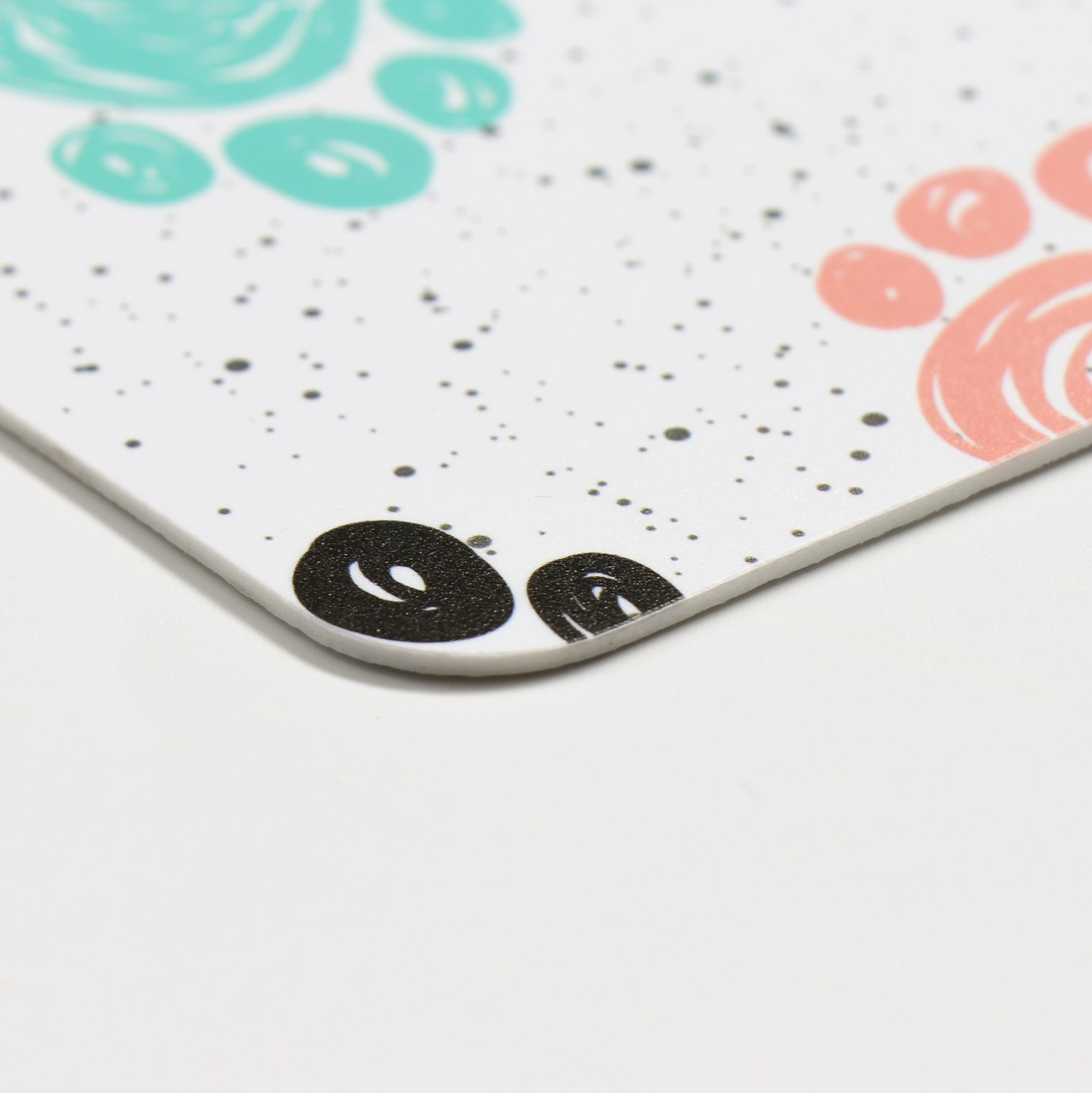 Коврик под миску "Пижон" с нескользящим основанием, 43 х 28 см, "Лапки"  3664895