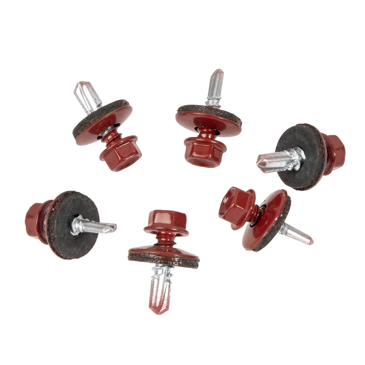 Саморезы кровельные BROZEX 5,5*19 RAL3011 (красно-коричневый) (10кг) промтара *10