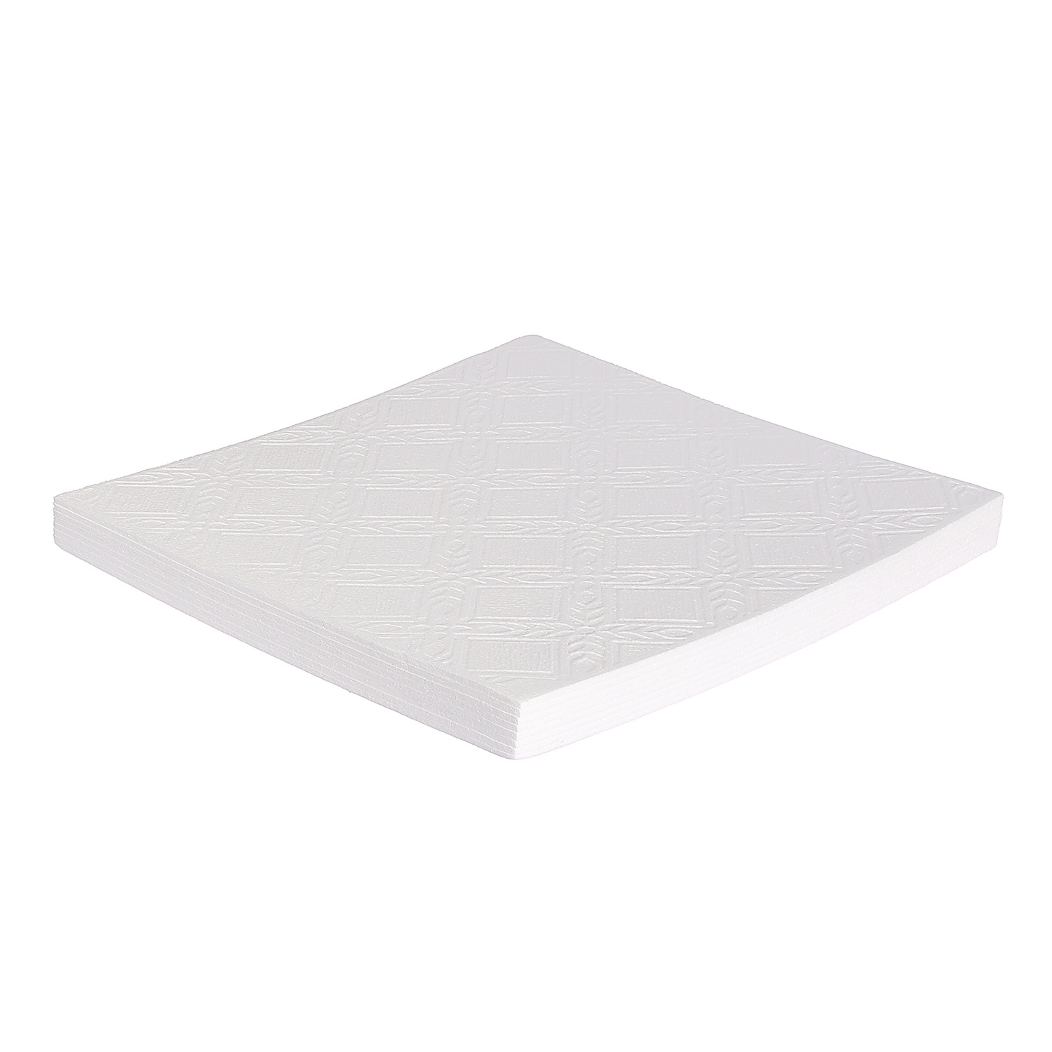 Плитка потолочная 50х50 см СОЛИД Рим, 2 м², белый