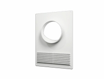 Площадка торцевая для воздуховода Ø120мм 120ПТР (решетка, 196х236мм) *1/30