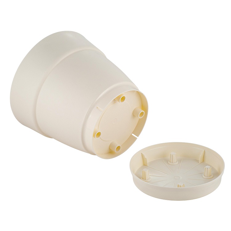 Кашпо пластм. "Villa de Fiori" 4л d верха 200мм h188мм с поддоном Белос. жасмин IG660210048 *1/8 Кашпо пластм. "Villa de Fiori" 4л d верха 200мм h188мм с поддоном Белос. жасмин IG660210048 *1/8