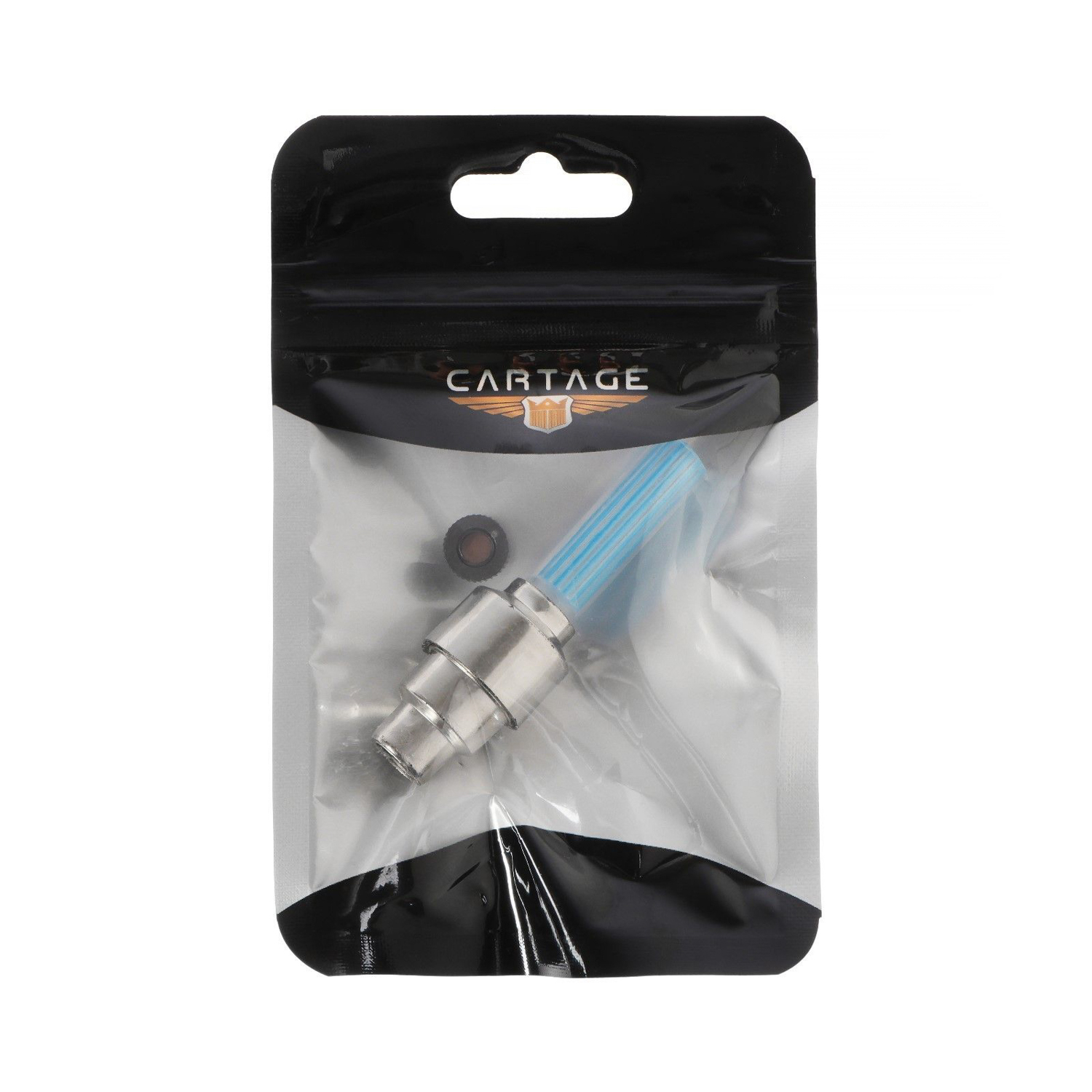 яяяСветящийся колпачок на ниппель, синее свечение 1295558