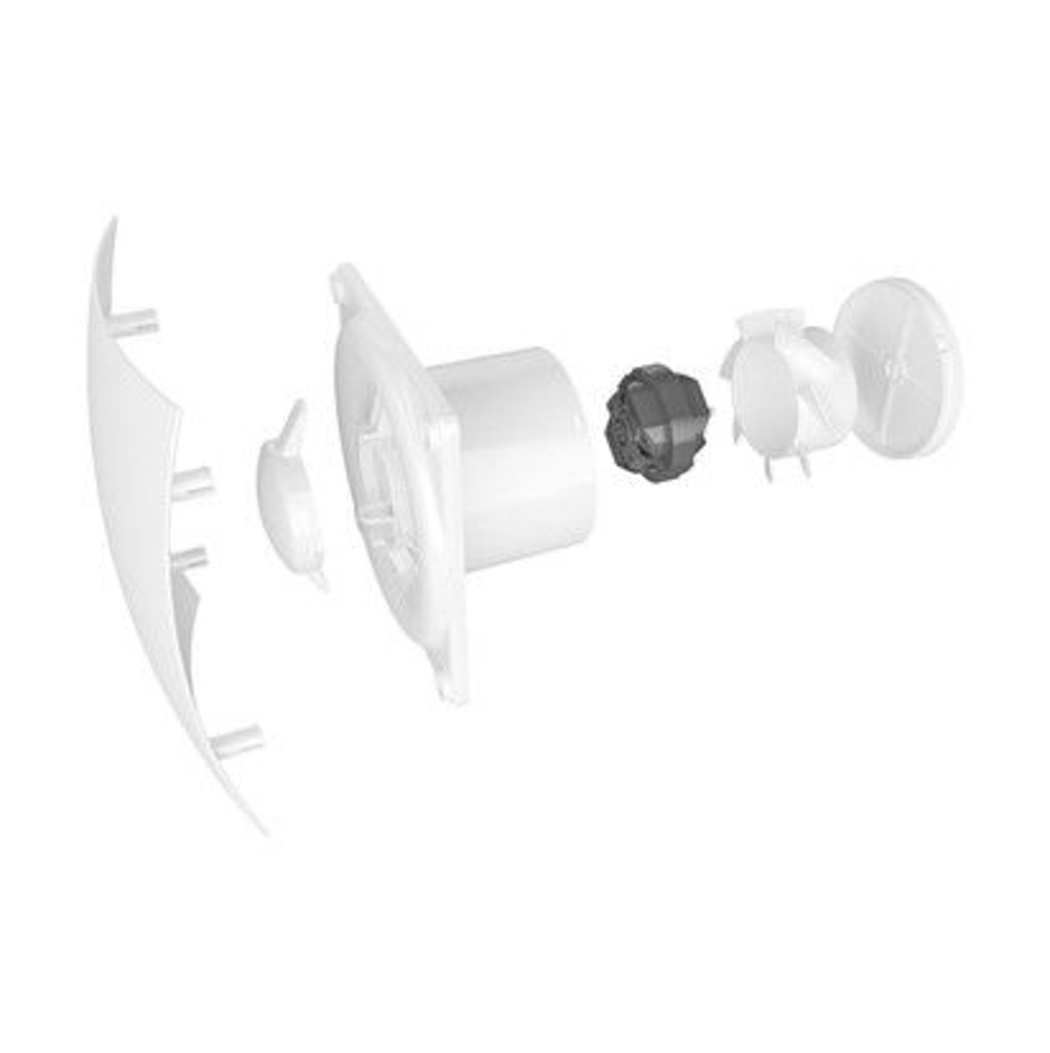 Вентилятор 120 BREEZE ERA  5C (Ø120мм) matt black *1