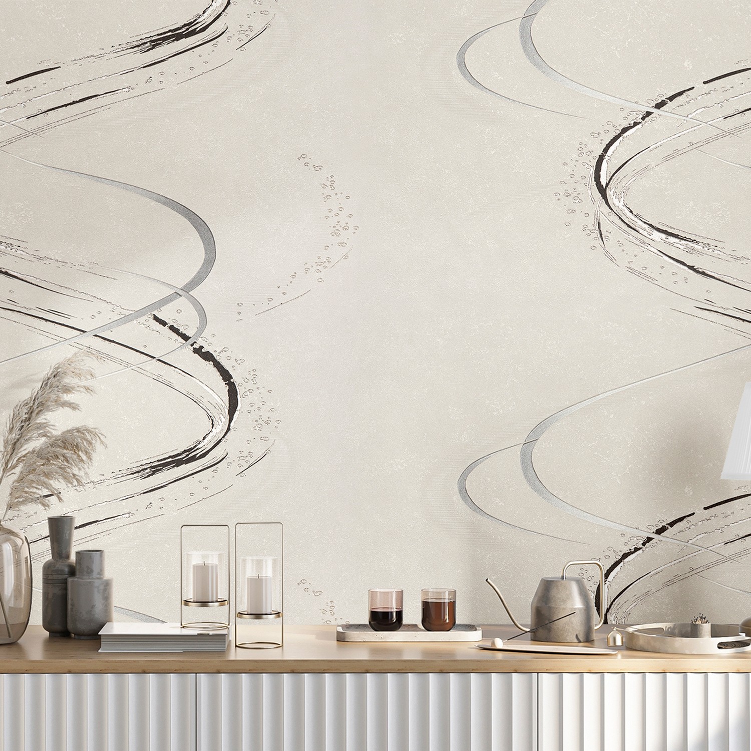 Обои  флиз  Ateliero Tornado (беж.) 589231 1.06*10м *6