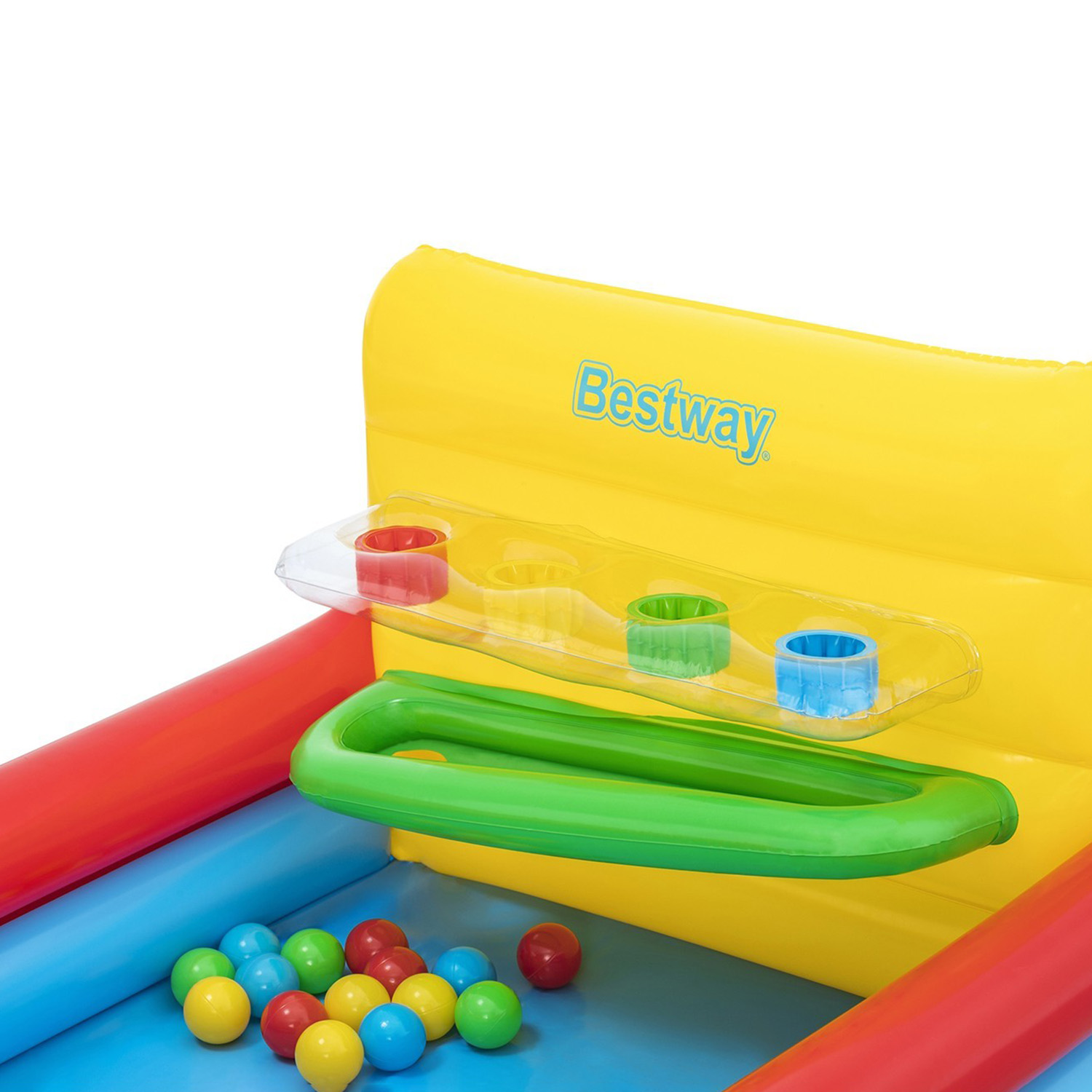 Манеж надувной 104 х 94 х 61 см с мячами, от 2 лет 52546   9298721