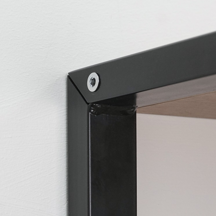 Вешалка настенная с полкой 670х270х270мм "Торонто 21Д" Черная ВСПТ21Д Ч ("ЗМИ") *1