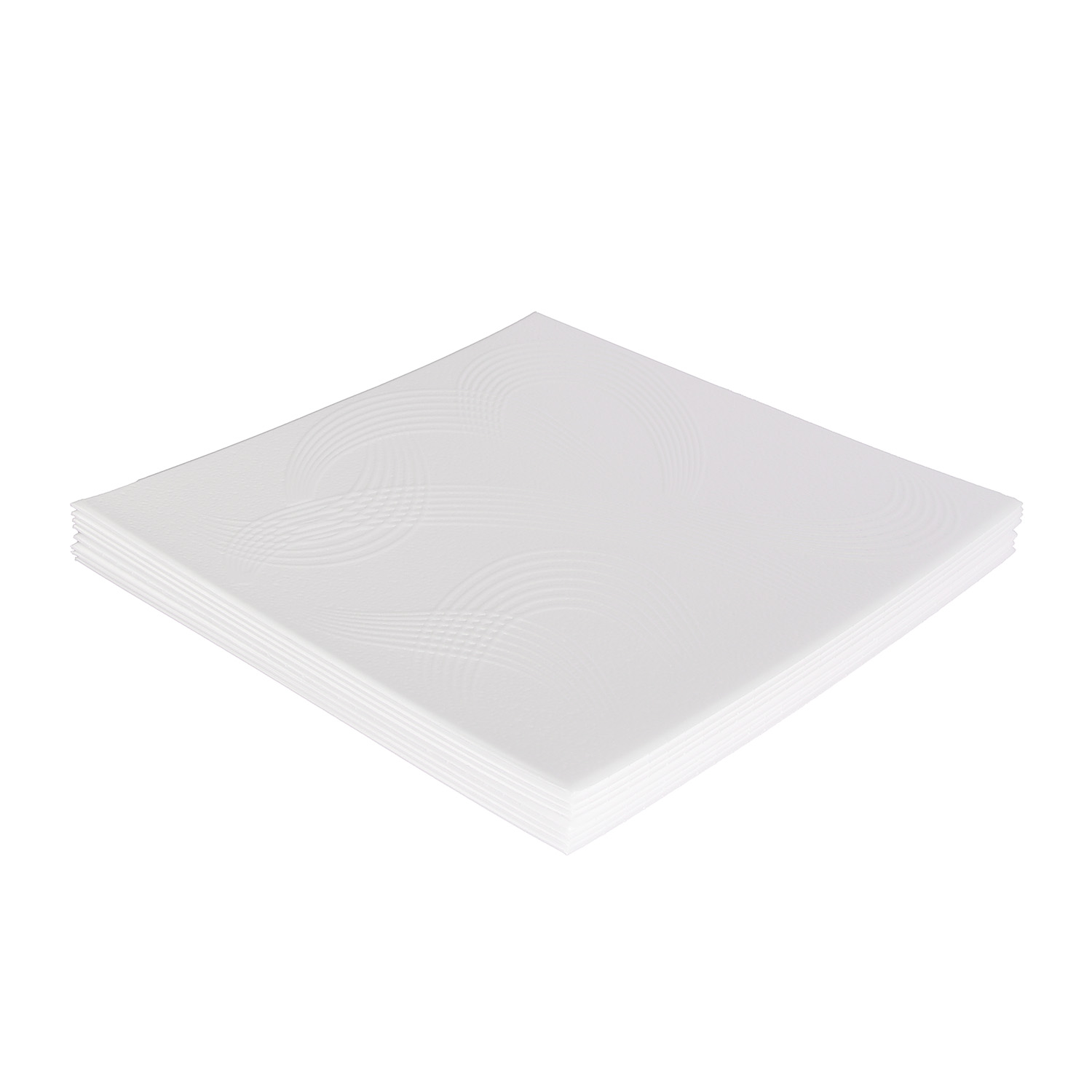 Плитка потолочная 50х50 см FORMAT Шторм 713с, 2 м², белый