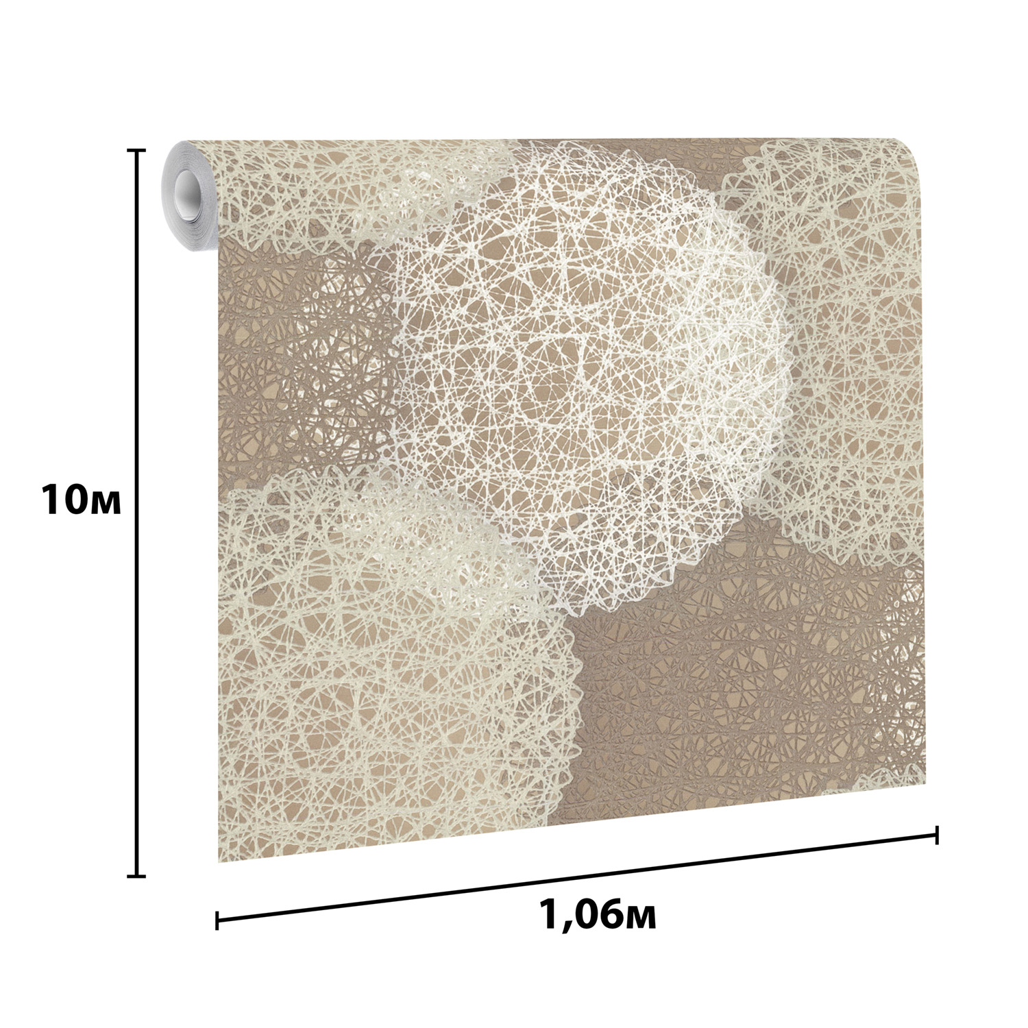 Обои  флиз ED Monte Solaro Samui 2 (беж.) 9317-12  10.05х1.06м  *6