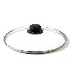 Крышка д/сковороды, кастрюли Стекл. с нерж.ободом,с пароотв. d26см KC*GTL26110 Jarko *1/11