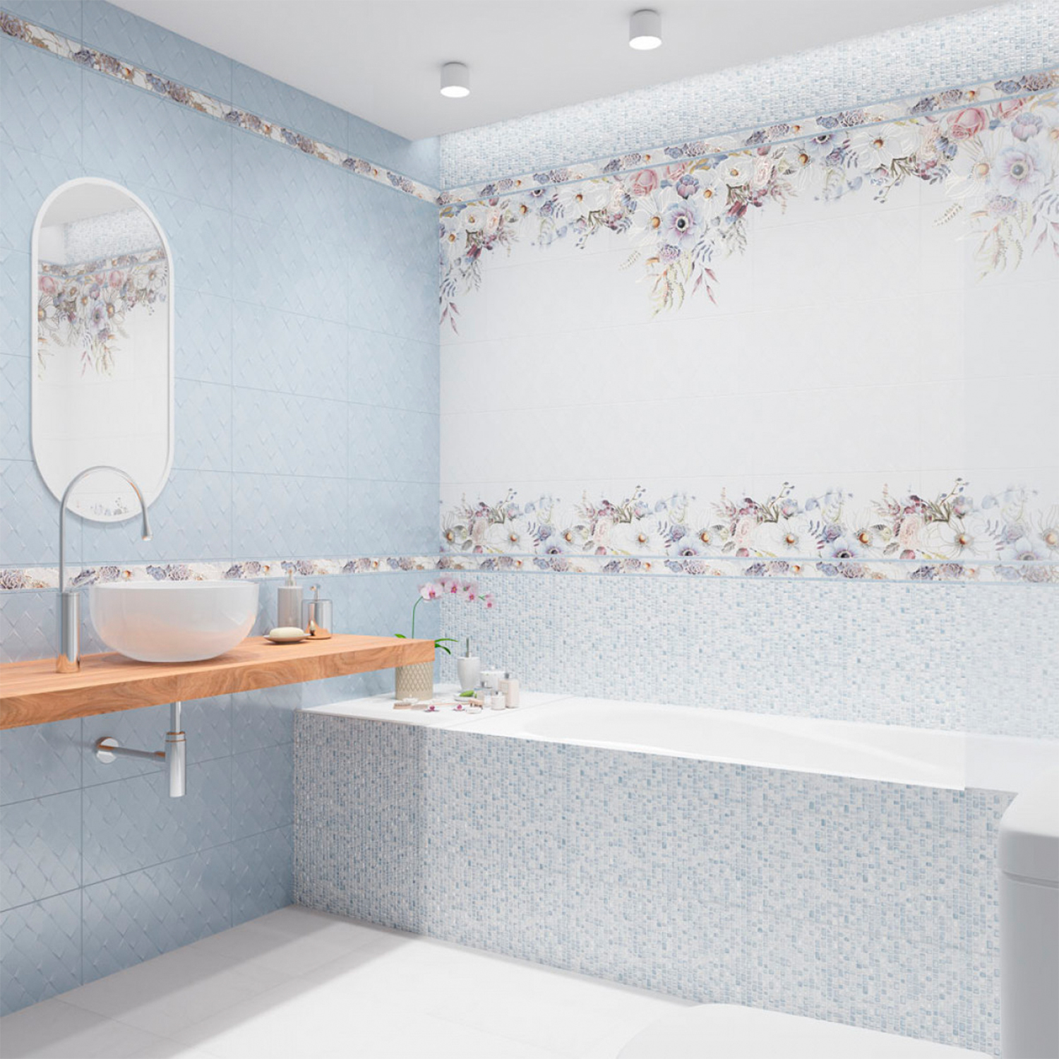 Плитка настенная Lima 249*500*7.5 TWU09LIM020 Alma Ceramica