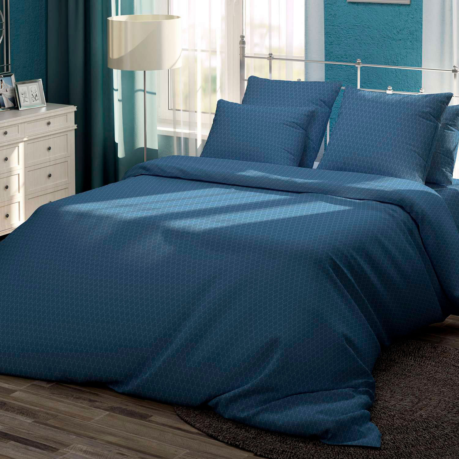 Пододеяльник бязь евро (200*220см) Самойловский текстиль 8566/3 03 *1