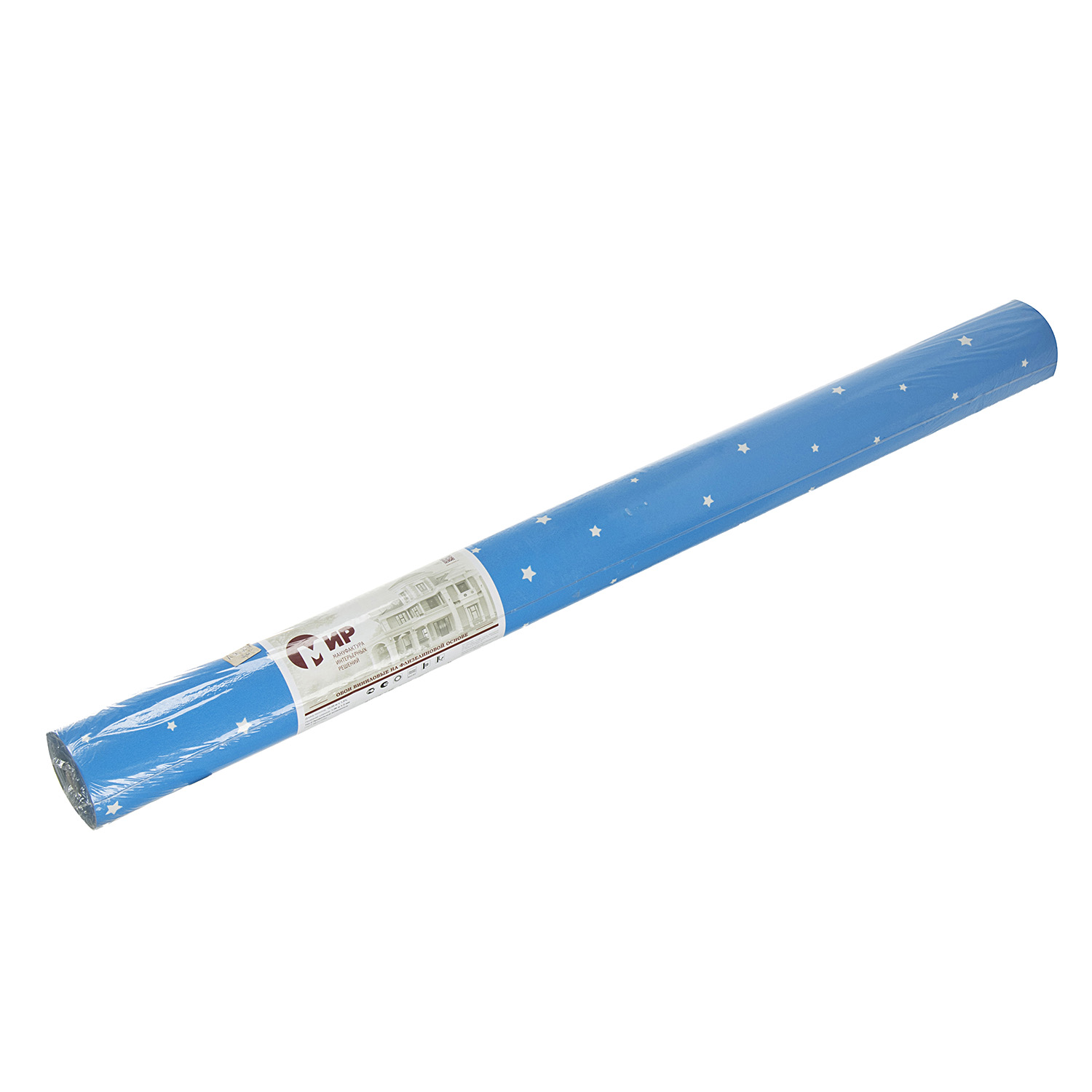 яяяОбои флиз Авангард 1,06*10м 11-251-01 звезды синий   *1/9