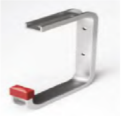 Крючок потолочный алюминиевый 115х150х90 (распределенная нагрузка до 15кг) КП 02.10.01л *10