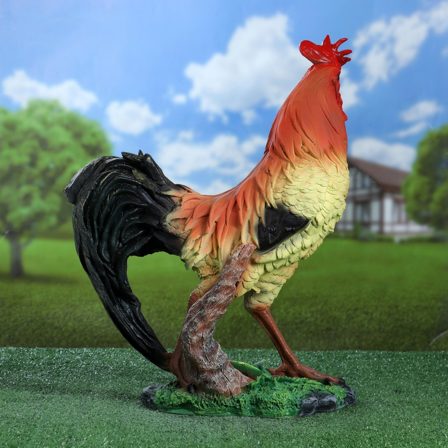 Садовая фигура "Петух Испанский" 40х22х53см  1134653