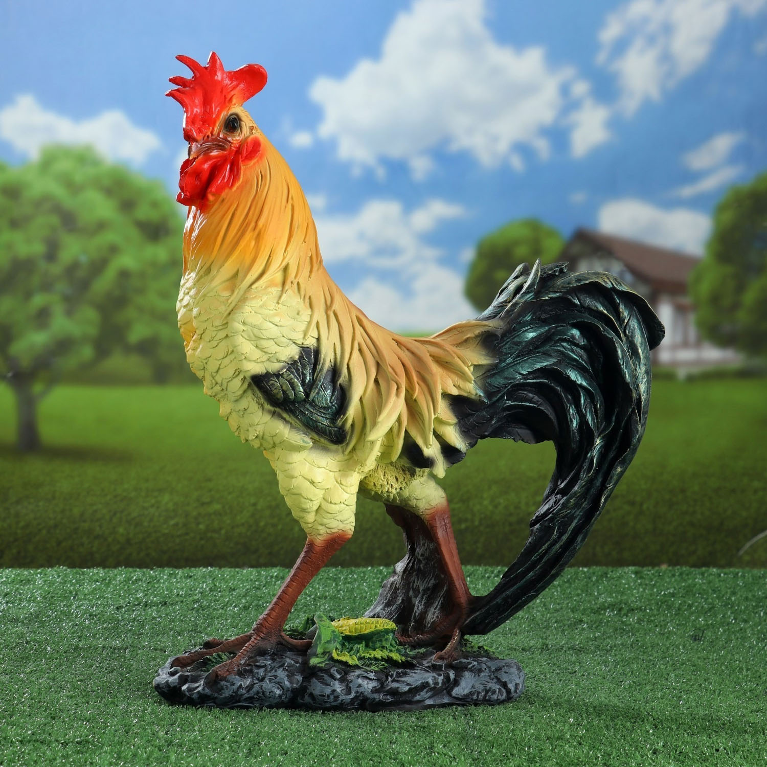 Садовая фигура "Петух Испанский" 40х22х53см  1134653