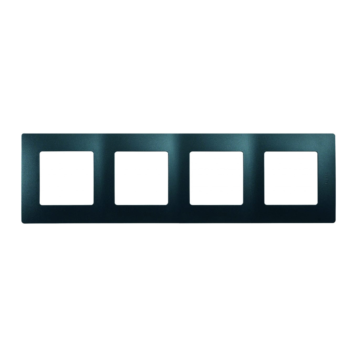 Рамка "Etika" 4-м. антрацит Leg 672584 *1