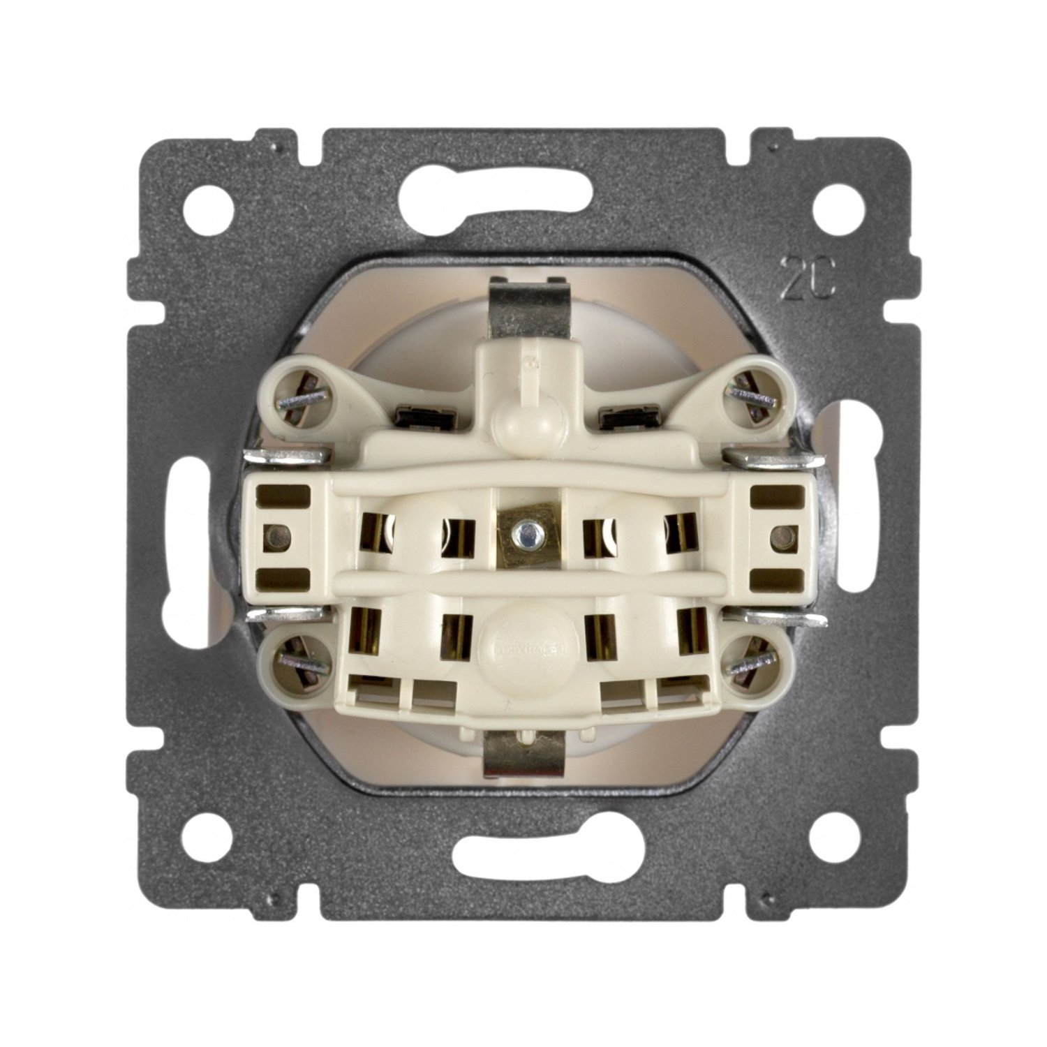 Механизм розетки "Valena" 1-м. с заземл, бел. Leg 774420 *1/10