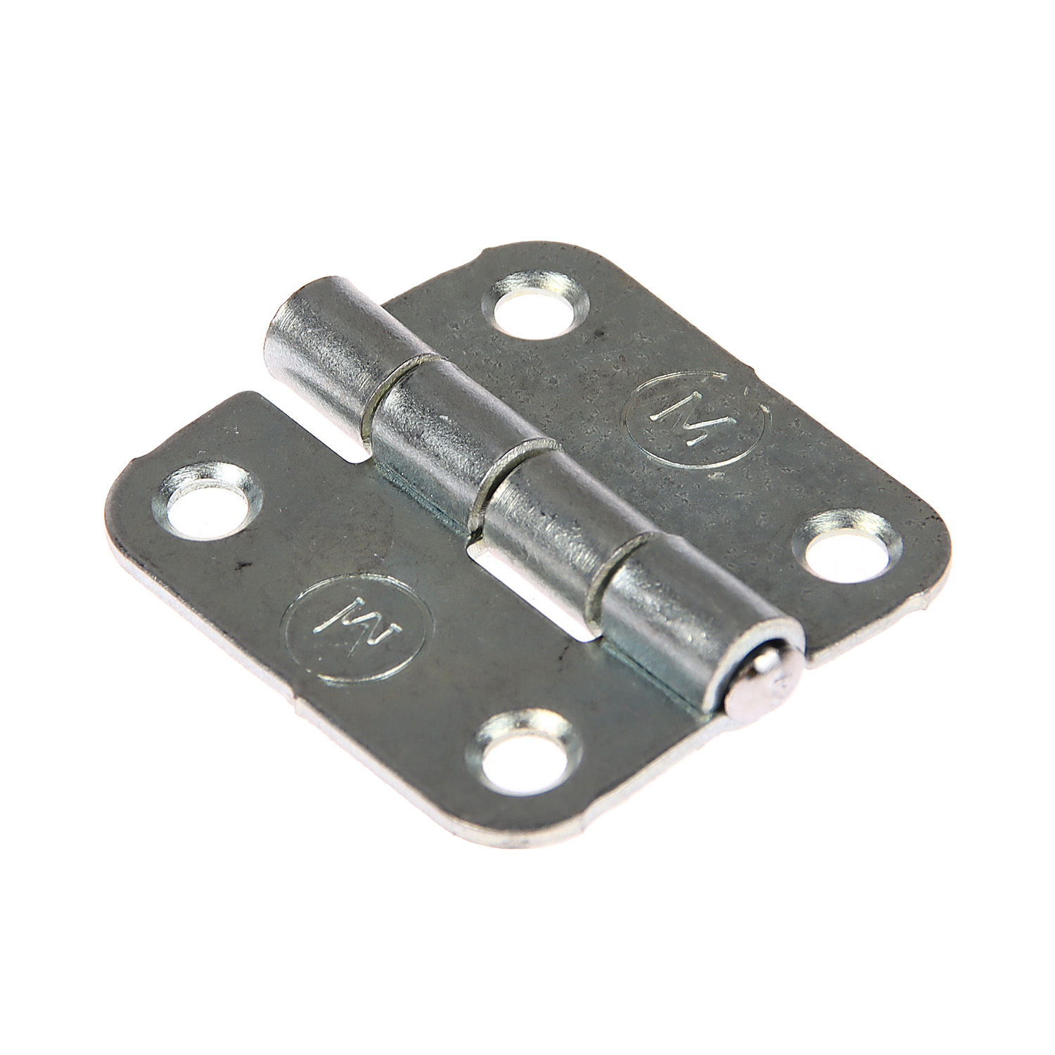 Петля накладная 40мм цинк (комплект 2 шт + саморезы) ДомоСтрой *10/100