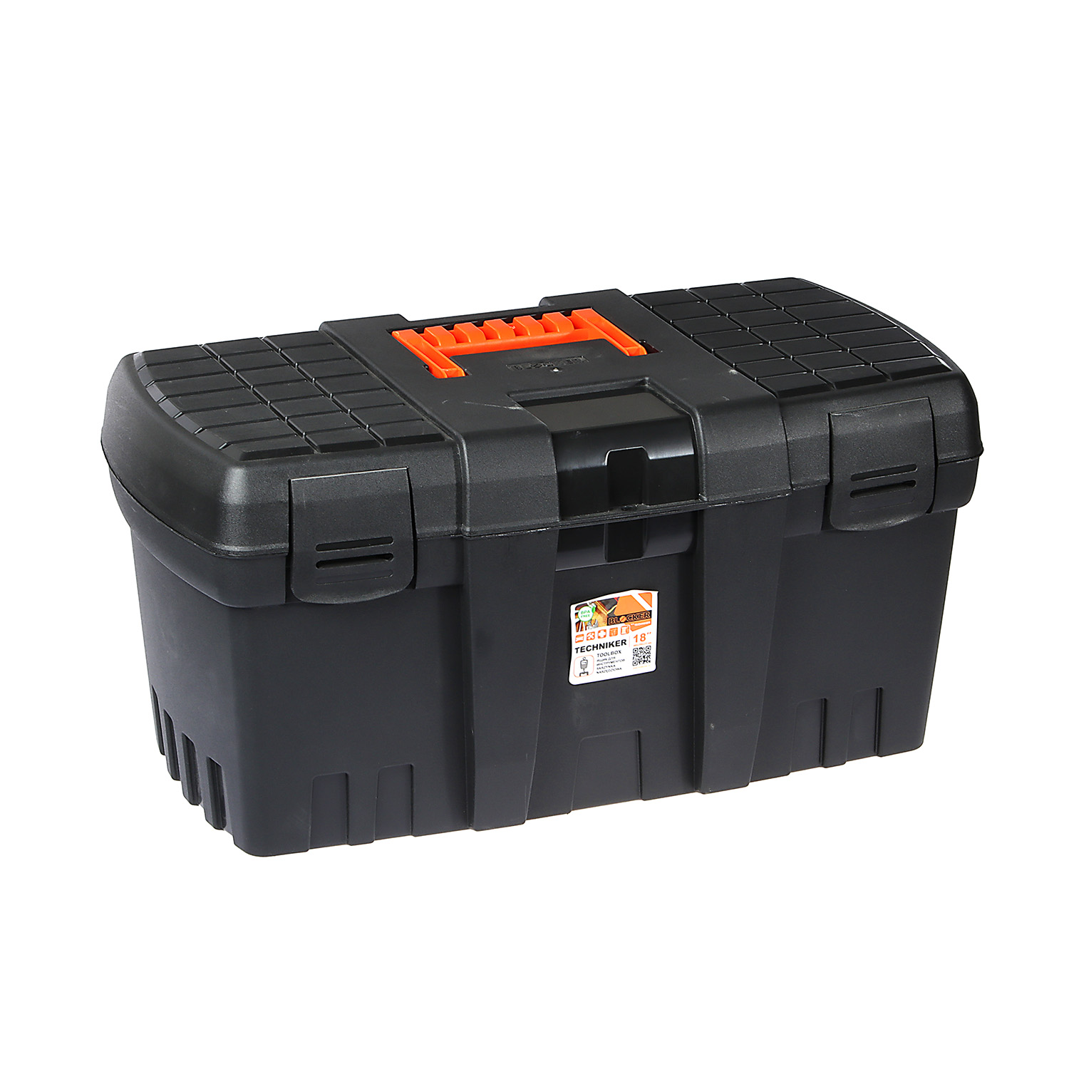Ящик д/инструмента пластм. "Blocker Techniker 18" черный BR3748ЧР *1/9 Ящик д/инструмента пластм. "Blocker Techniker 18" черный BR3748ЧР *1/9