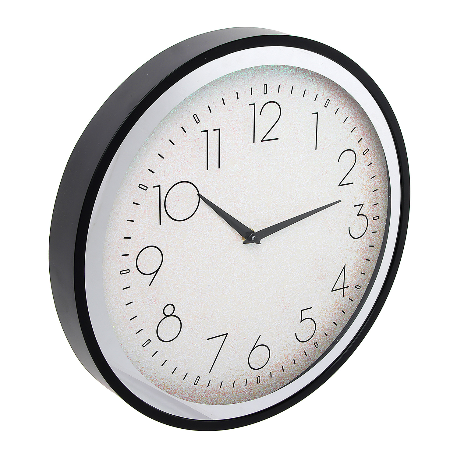 Часы настенные интерьерные «Блестки», плавный ход, d-35 см 10766283