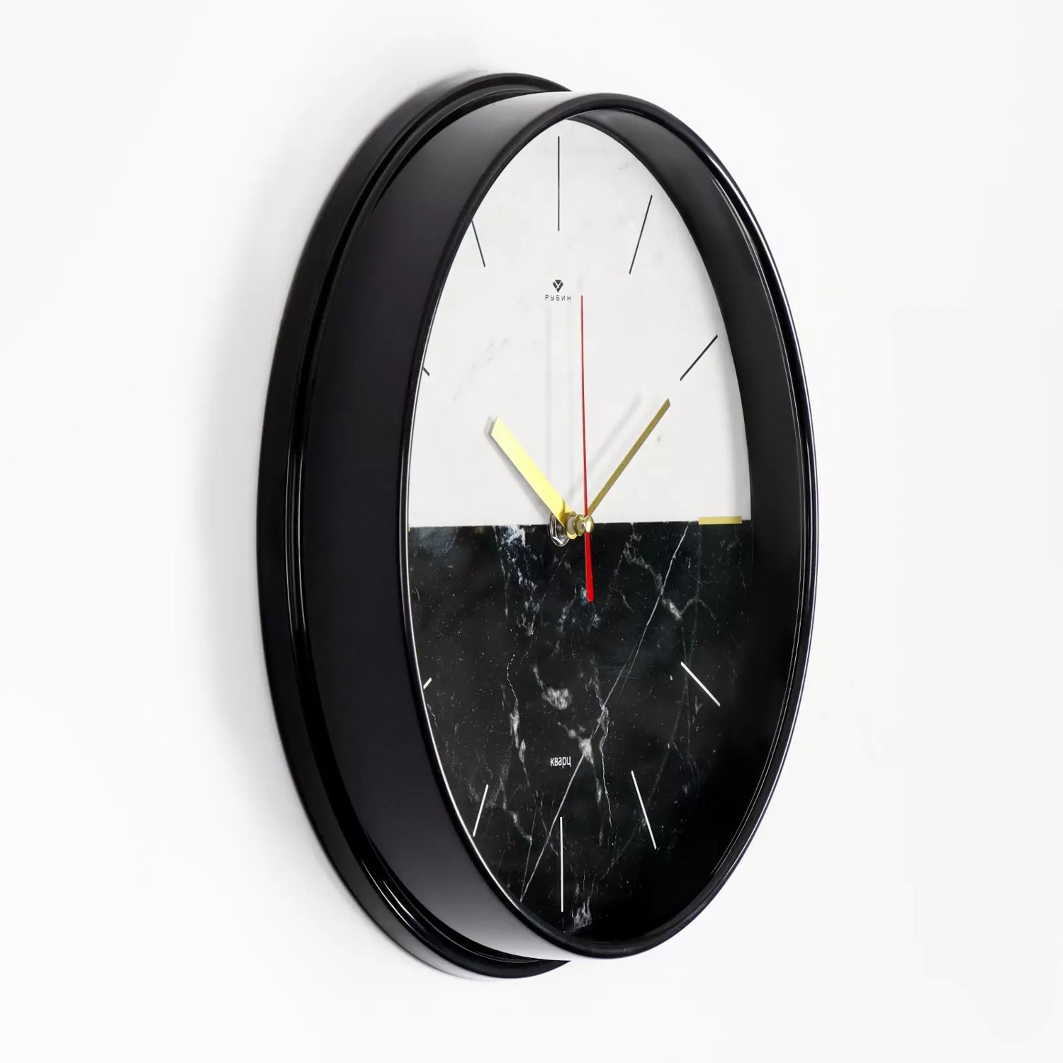 Часы настенные, серия: Интерьер, "Мрамор", плавный ход, d-29см 9456776 Часы настенные, серия: Интерьер, "Мрамор", плавный ход, d-29см 9456776