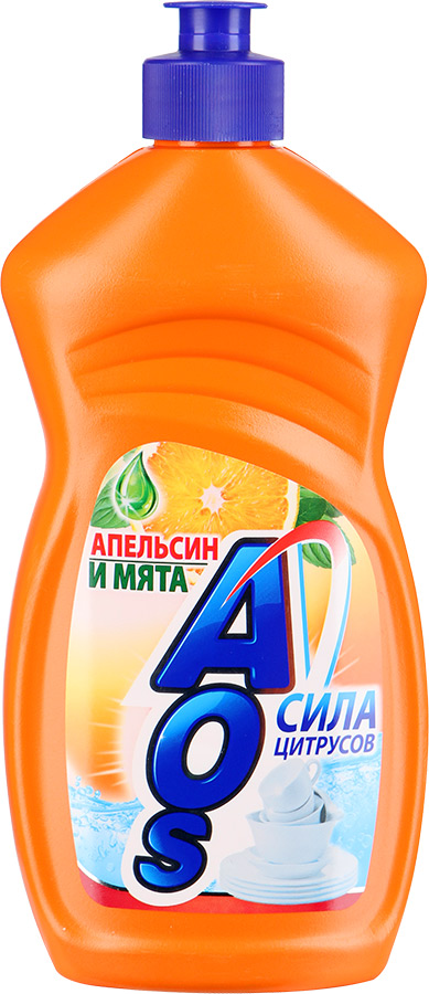 Чист.ср-во д/посуды AOS 450г Яблоко и мята 1709-3 (Казань) *20 Чист.ср-во д/посуды AOS 450г Яблоко и мята 1709-3 (Казань) *20