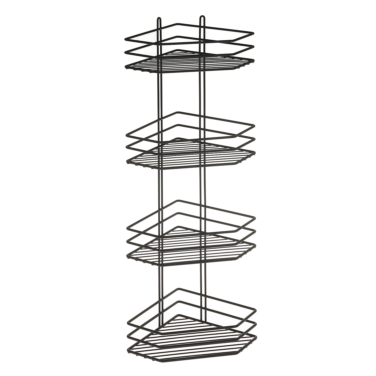 Полка д/ванной Proffero 4-ая угловая 20*20*75,5см, черная П0002237 *2/10 Полка д/ванной Proffero 4-ая угловая 20*20*75,5см, черная П0002237 *2/10