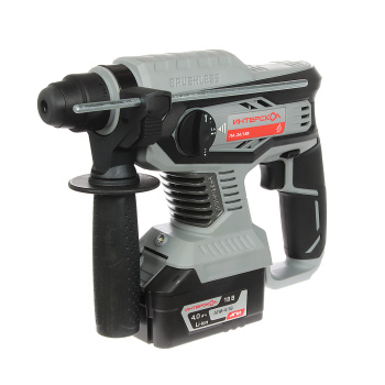 Перфоратор аккум. 18В 0-1400об/мин 0-5300уд/мин 2,2Дж 1аккум 4Ач ЗУ АПИ кейс ПА-24/18В ИНТЕРСКОЛ