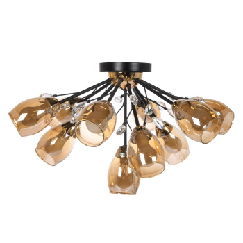 Люстра IL1284-10CPA-29 BK GD Е27 S=60м2    *1/12