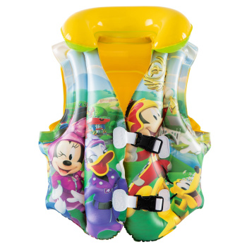 Жилет надувной детский BESTWAY Микки Маус, 51х46 см, 3-6 лет