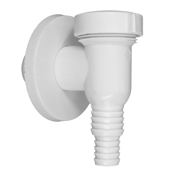 Обратный клапан для стир.маш. (белый) *1