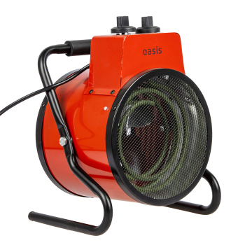 Пушка тепловая электрическая 2кВт 230м3/ч S-20м2 ТЭН круглая 220В TP-20R OASIS *1