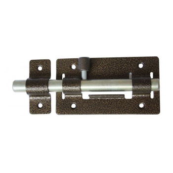 Задвижка дверная круглая ЗД-01 антик бронза б/ш кругл.ригель КУНГУР *1/20