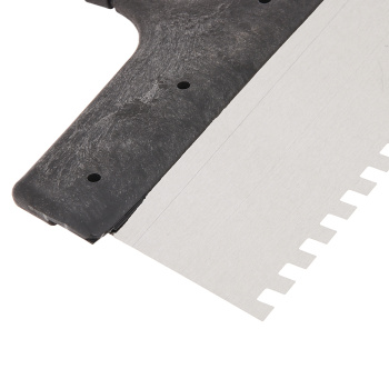 Шпатель малярный зубчат. 250мм зуб 6*6 "Korvus" (арт.1205107) *1/24