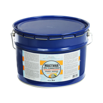 Мастика резинобитумная 10 кг ХозДвор МРБ, гидроизоляционная