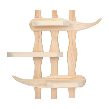 Полка "Бамбук" 54*50*9см, липа "Банные штучки" /2