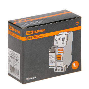 Устройство защитного отключения с УЗО TDM ELECTRIC, 2 полюса, 16 А, 30 мА