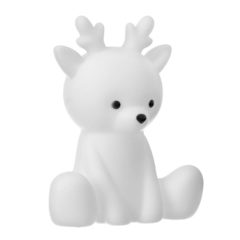 Ночник "Оленёнок" LED от батареек 3хLR44 белый 6х9х12 см  9561401