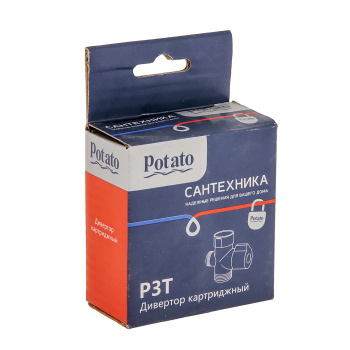Дивертор поворотный для смесителя Potato P3T *1/50