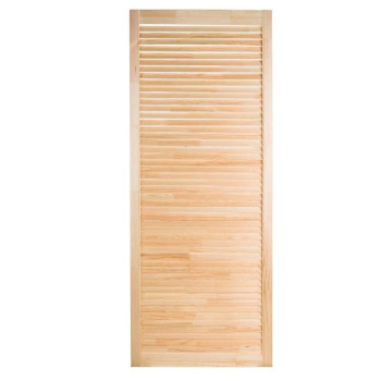 Дверь жалюзийная 715х294х20 мм, деревянная