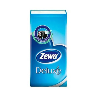 Платочки носовые Зева Делюкс 10*10шт (цена за 1шт)