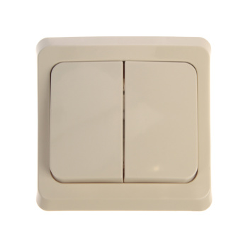 Выключатель "Этюд" СП 2кл. кремовый ВС10-002К *10/20