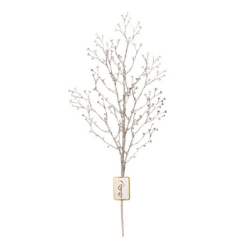 Ветка декоративная "Зимнее древо" 65 см, Шампань