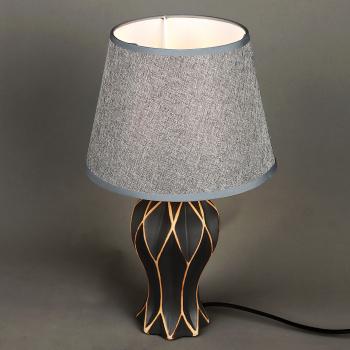 Лампа настольная 01537-0.7-01 Е14 60Вт (керамика+абажур) *1