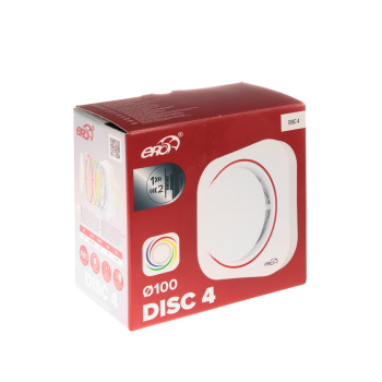 Вентилятор 100 DISC 4 ERA (Ø100мм, 80 м3/час, 160*160мм) *1/16