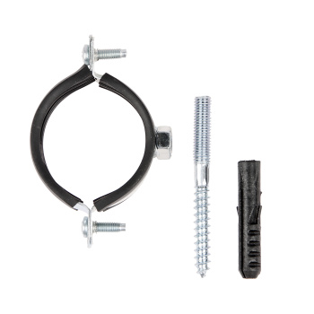 Хомут металлорезиновый с дюбелем и шурупом Ø 47-51 мм 1-1/2" СТМ CHSR0112 *1/75