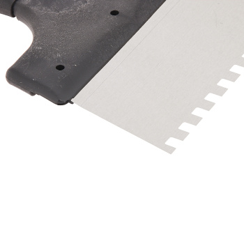 Шпатель фасадный нерж.сталь зубчат 150мм пласт.руч 6*6мм T4P(арт.1201156) *1/10/60