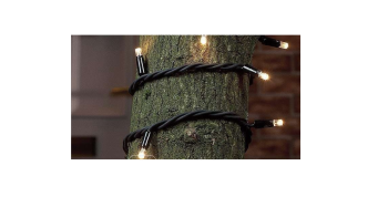 Гирлянда электр. 13м 100LED удлин. до 6шт. тепл.бел. IP44 KOC_GIR100_WW_ IP *1